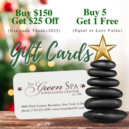 gift cards green spa 2025 holiday gift cards